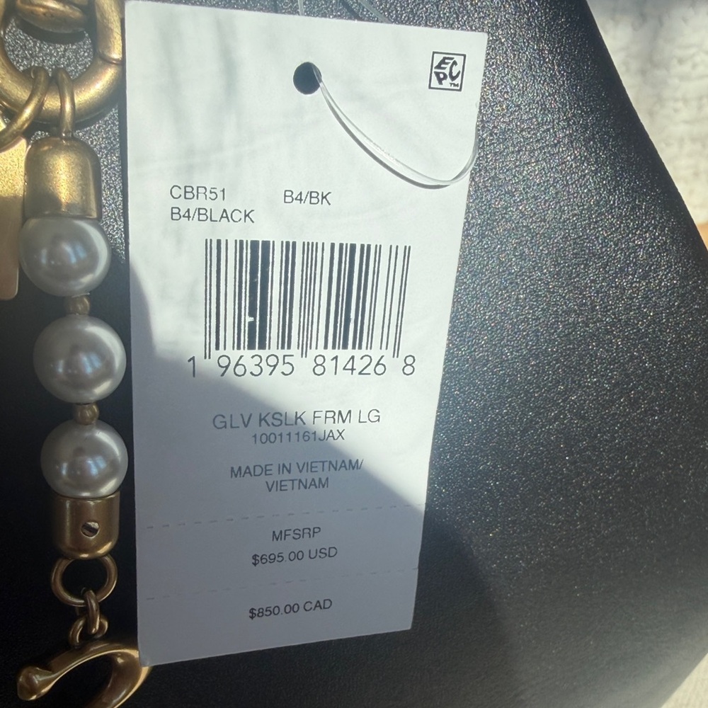 Coach Black Large Frame Kisslock Bag - Picture 6 of 6